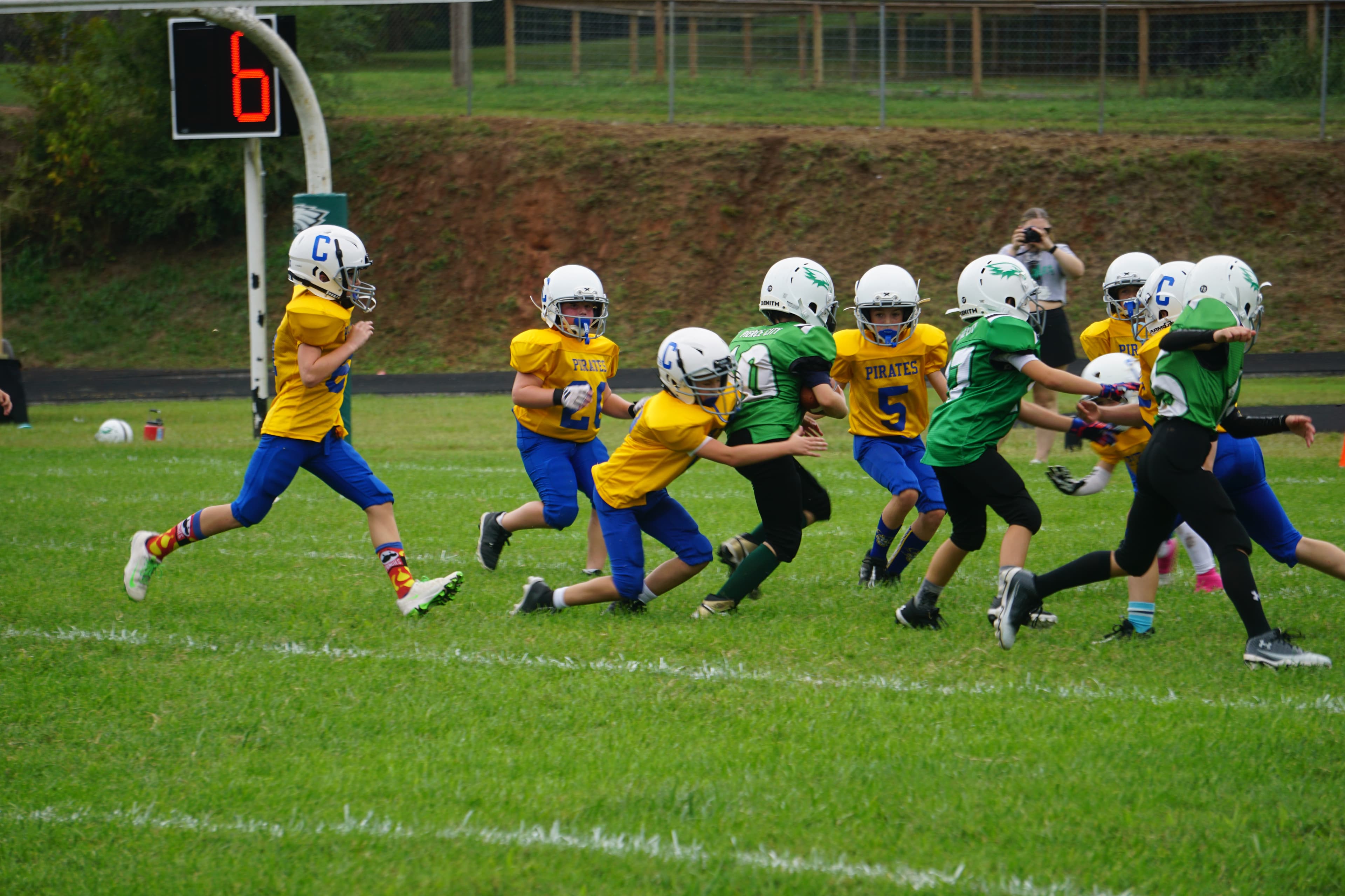 Crane Youth Football Recap: Pirates vs. Eagles