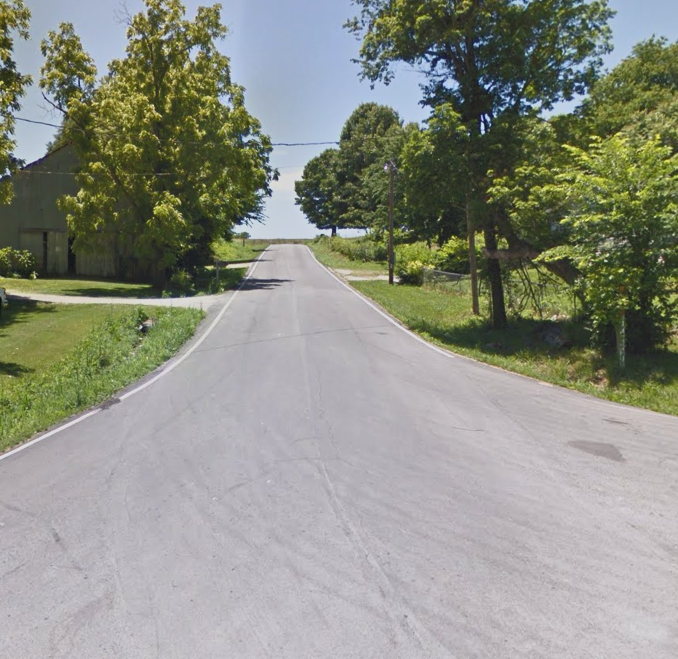 Older view: from HWY A looking south at Marble Rd.